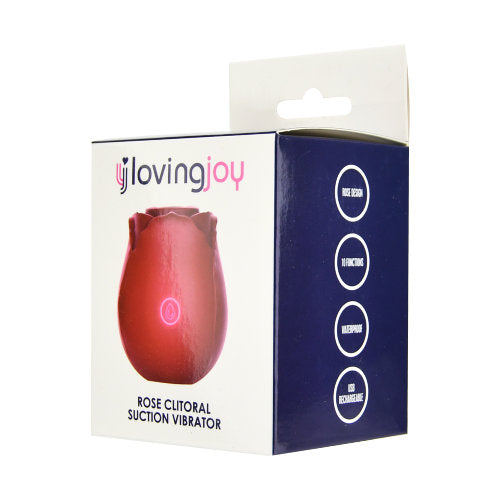 Loving Joy Rose Toy Clitoral Suction Vibrator