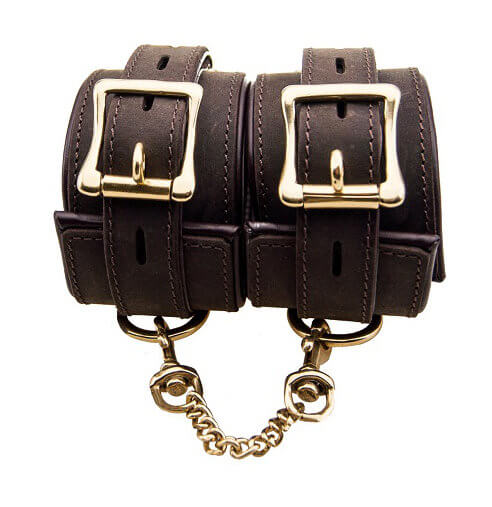 BOUND Nubuck Leather Ankle Restraints For Her