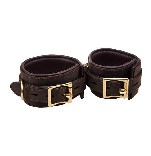 BOUND Nubuck Leather Ankle Restraints For Her