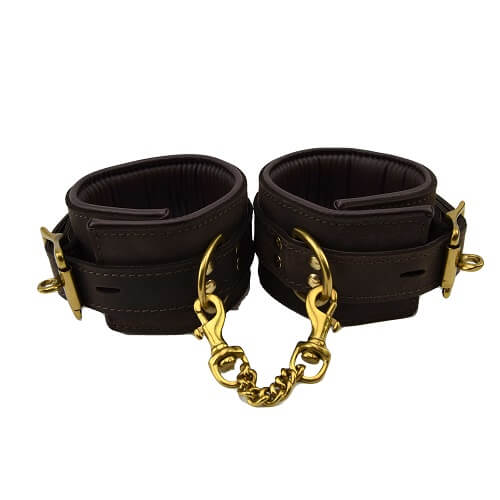 BOUND Nubuck Leather Ankle Restraints For Her