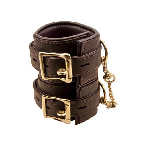 BOUND Nubuck Leather Ankle Restraints For Her