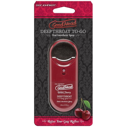 Doc Johnson GoodHead To-Go - Deep Throat Spray - Wild Cherry