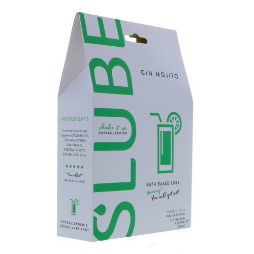 Slube Gin Mojito Water Based Bath Gel 500g