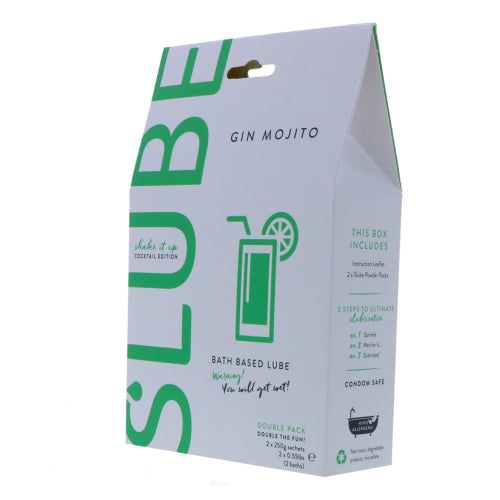 Slube Gin Mojito Water Based Bath Gel 500g