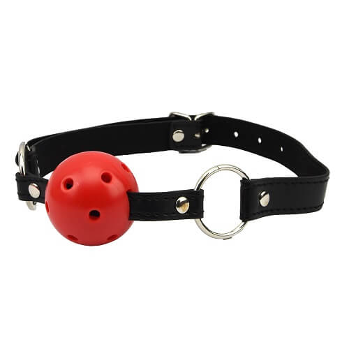 Breathable Ball Gag Red Bound to Please