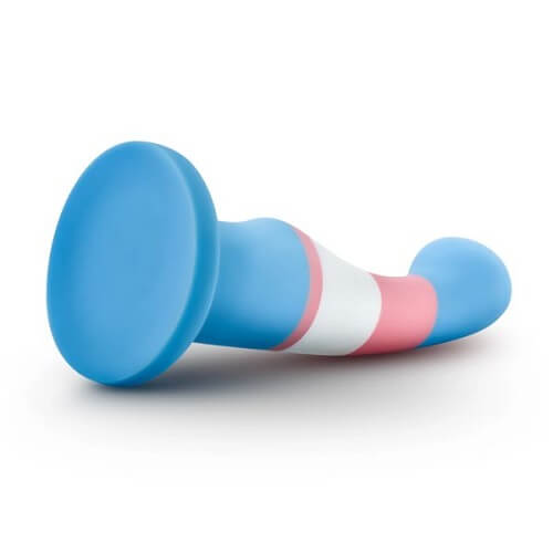 Women G Spot Silicone Dildo With Suction Cup Avant Pride True Blue