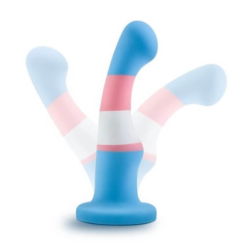 Women G Spot Silicone Dildo With Suction Cup Avant Pride True Blue