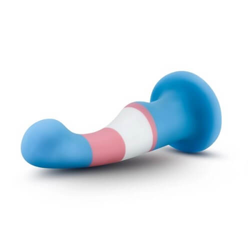 Women G Spot Silicone Dildo With Suction Cup Avant Pride True Blue