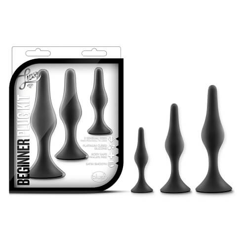 Beginner's Anal Butt Plug Training Set Prostate Stimulator