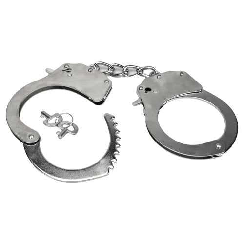 BDSM Metal Handcuffs Role Play for Couples Bound to Please